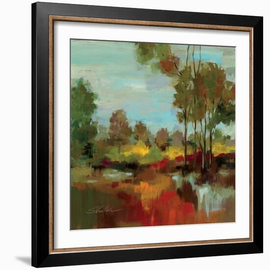 Hidden Pond Hues II-Silvia Vassileva-Framed Art Print