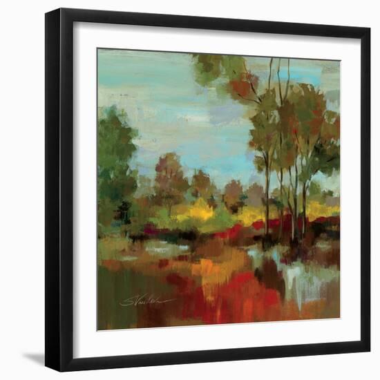 Hidden Pond Hues II-Silvia Vassileva-Framed Art Print