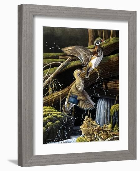 Hidden Pool-Michael Budden-Framed Giclee Print