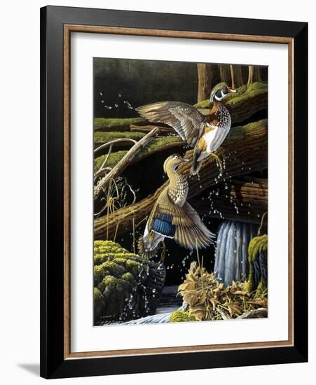 Hidden Pool-Michael Budden-Framed Giclee Print