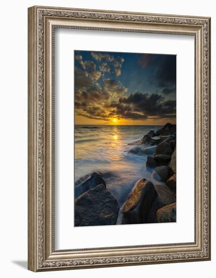 Hidden Stairs to the Beach in Carlsbad, Ca-Andrew Shoemaker-Framed Photographic Print