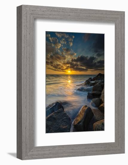 Hidden Stairs to the Beach in Carlsbad, Ca-Andrew Shoemaker-Framed Photographic Print