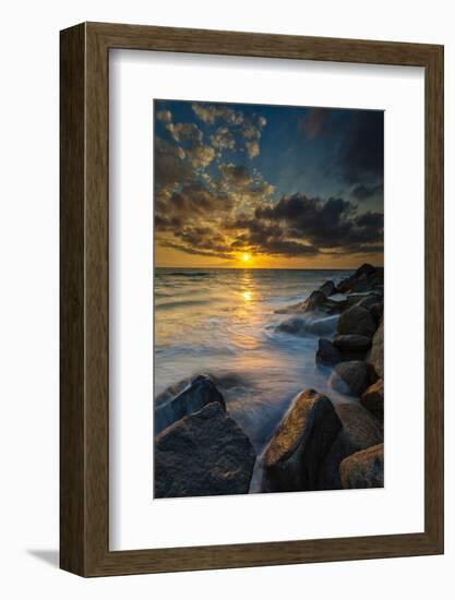 Hidden Stairs to the Beach in Carlsbad, Ca-Andrew Shoemaker-Framed Photographic Print