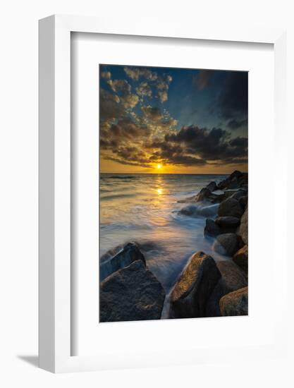 Hidden Stairs to the Beach in Carlsbad, Ca-Andrew Shoemaker-Framed Photographic Print