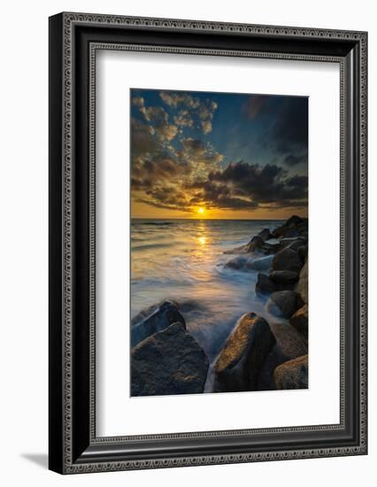 Hidden Stairs to the Beach in Carlsbad, Ca-Andrew Shoemaker-Framed Photographic Print