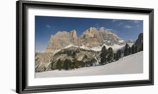 Hidden Valley Ski Area, Lagazuoi, UNESCO World Heritage Site, Dolomites, South Tyrol, Italy, Europe-Mark Doherty-Framed Photographic Print