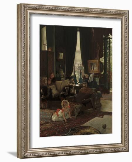 Hide and Seek, 1877-James Jacques Joseph Tissot-Framed Art Print