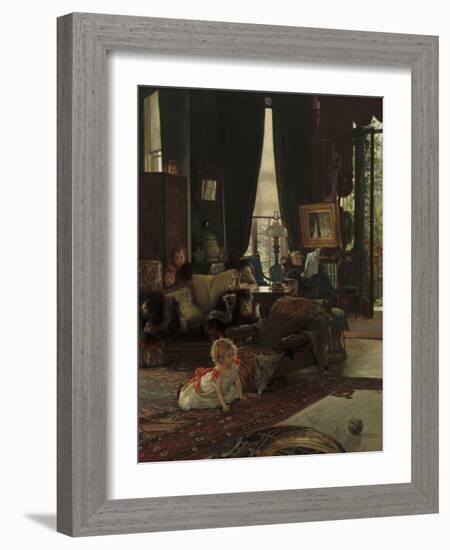 Hide and Seek, 1877-James Jacques Joseph Tissot-Framed Art Print