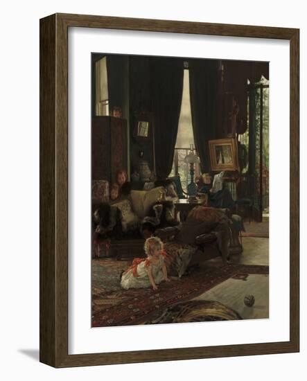 Hide and Seek, 1877-James Jacques Joseph Tissot-Framed Art Print