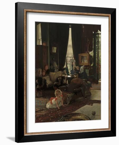 Hide and Seek, 1877-James Jacques Joseph Tissot-Framed Art Print