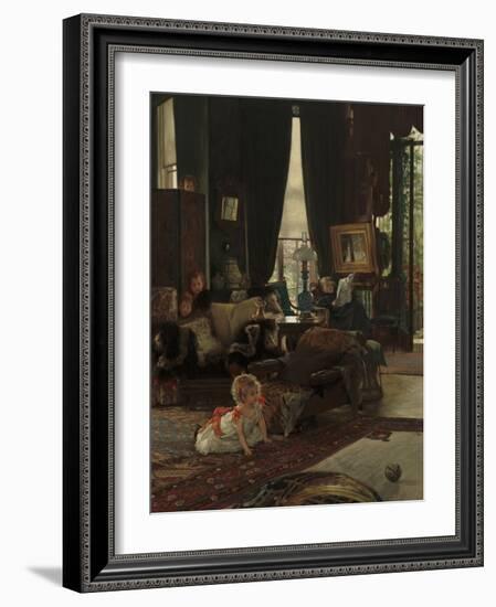 Hide and Seek, 1877-James Jacques Joseph Tissot-Framed Art Print