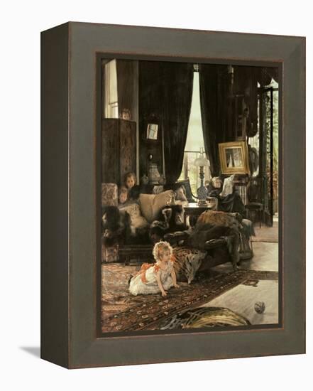 Hide and Seek, circa 1880-82-James Tissot-Framed Premier Image Canvas