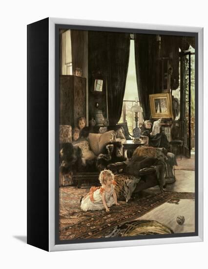 Hide and Seek, circa 1880-82-James Tissot-Framed Premier Image Canvas