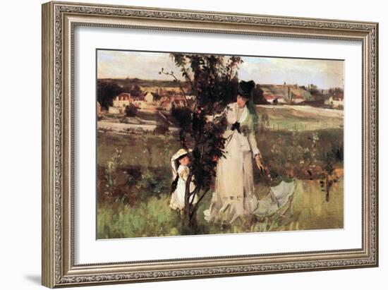 Hide-And-Seek-Berthe Morisot-Framed Art Print