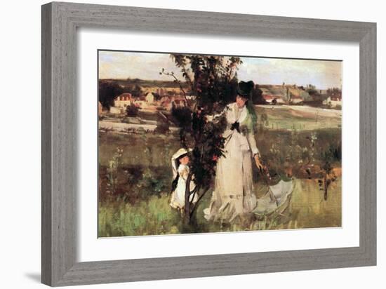 Hide-And-Seek-Berthe Morisot-Framed Art Print
