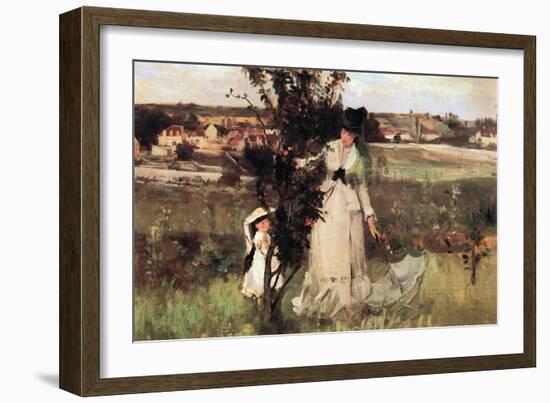 Hide-And-Seek-Berthe Morisot-Framed Art Print