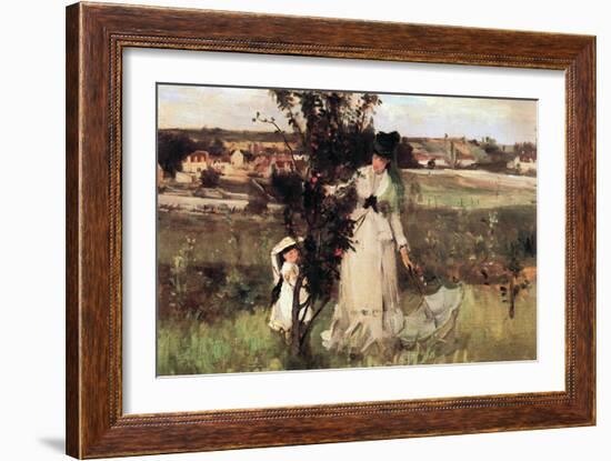 Hide-And-Seek-Berthe Morisot-Framed Art Print