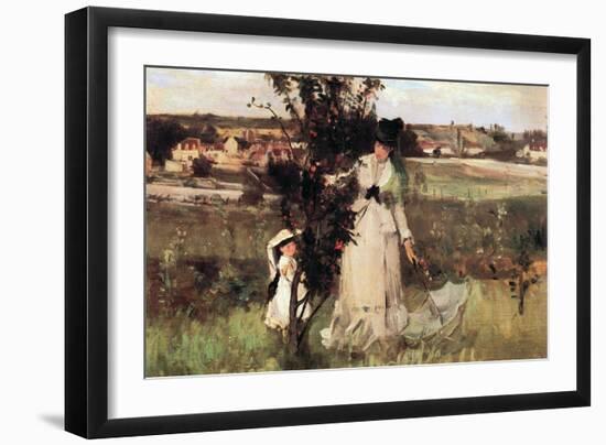 Hide-And-Seek-Berthe Morisot-Framed Art Print