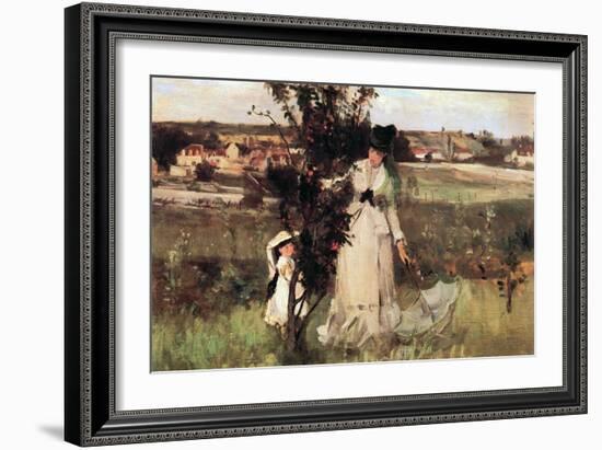 Hide-And-Seek-Berthe Morisot-Framed Art Print