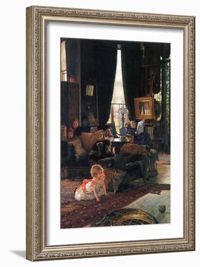 Hide-And-Seek-James Tissot-Framed Art Print