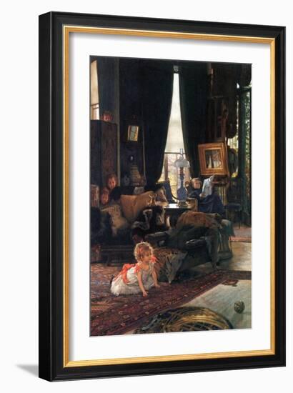 Hide-And-Seek-James Tissot-Framed Art Print