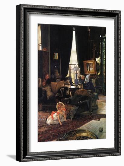 Hide-And-Seek-James Tissot-Framed Art Print