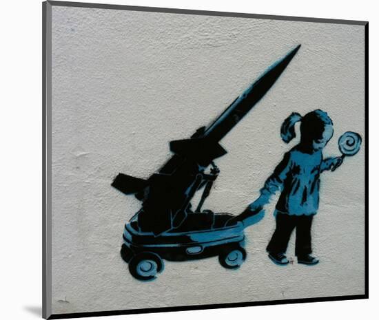 Hide-Banksy-Mounted Giclee Print