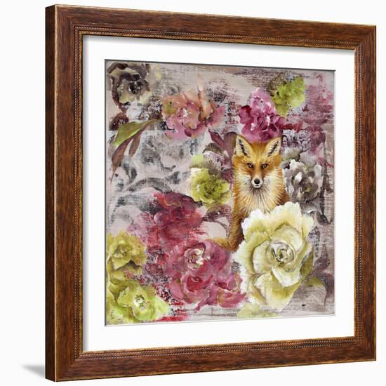 Hiding Fox-Gigi Begin-Framed Giclee Print