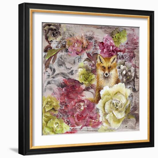 Hiding Fox-Gigi Begin-Framed Giclee Print