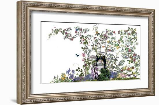 Hiding In The Garden-Nancy Tillman-Framed Premium Giclee Print