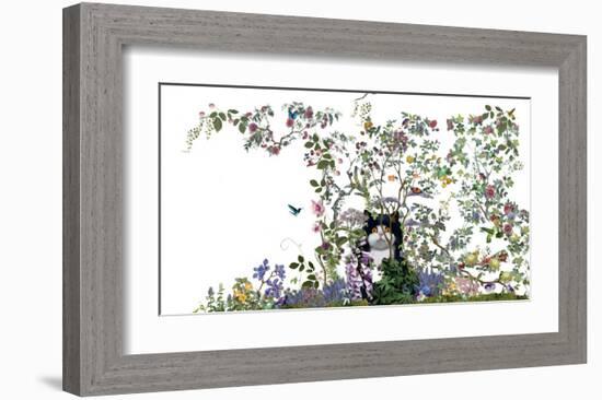 Hiding In The Garden-Nancy Tillman-Framed Premium Giclee Print