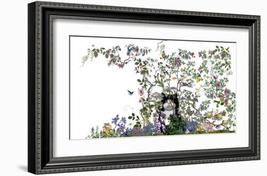 Hiding In The Garden-Nancy Tillman-Framed Art Print