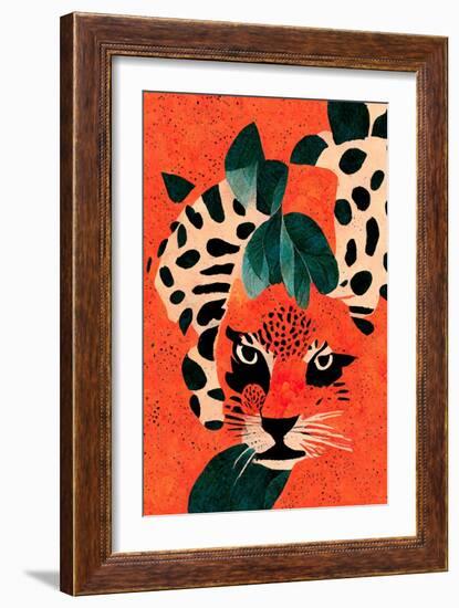 Hiding Leo-Treechild-Framed Giclee Print