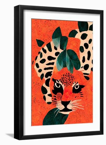 Hiding Leo-Treechild-Framed Giclee Print