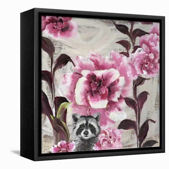 Hiding Racoon-Gigi Begin-Framed Premier Image Canvas