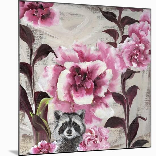 Hiding Racoon-Gigi Begin-Mounted Premium Giclee Print