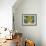 Hiding Tabby Cat-sylvia pimental-Framed Art Print displayed on a wall
