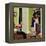 "Hiding the Presents", December 7, 1957-Richard Sargent-Framed Premier Image Canvas