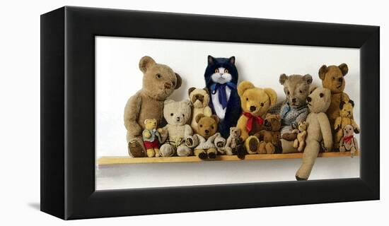 Hiding With Teddy Bears-Nancy Tillman-Framed Stretched Canvas