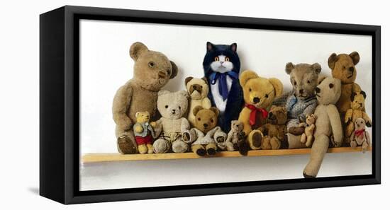 Hiding With Teddy Bears-Nancy Tillman-Framed Stretched Canvas