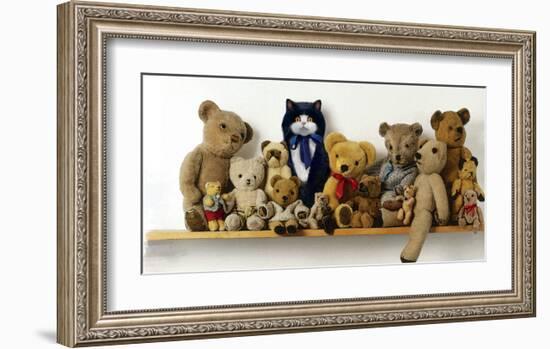 Hiding With Teddy Bears-Nancy Tillman-Framed Premium Giclee Print
