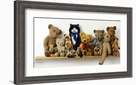 Hiding With Teddy Bears-Nancy Tillman-Framed Art Print