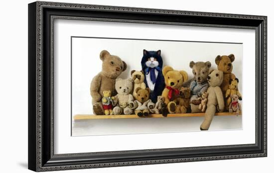 Hiding With Teddy Bears-Nancy Tillman-Framed Art Print