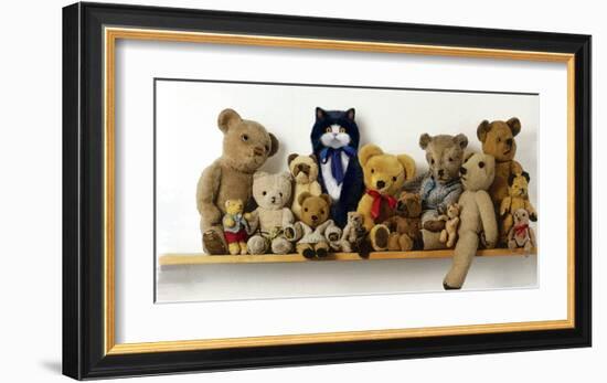 Hiding With Teddy Bears-Nancy Tillman-Framed Art Print