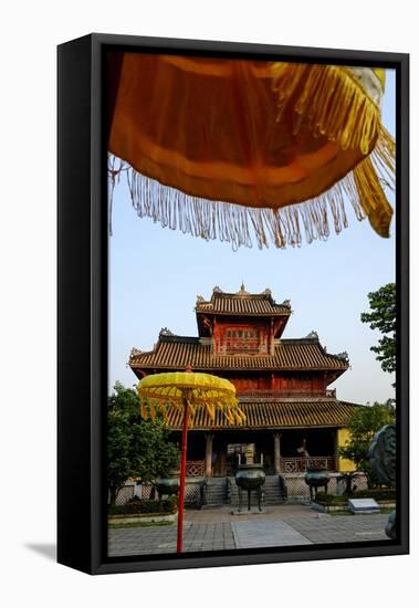 Hien Lam Pavilion, Forbidden City in Heart of Imperial City-Nathalie Cuvelier-Framed Premier Image Canvas