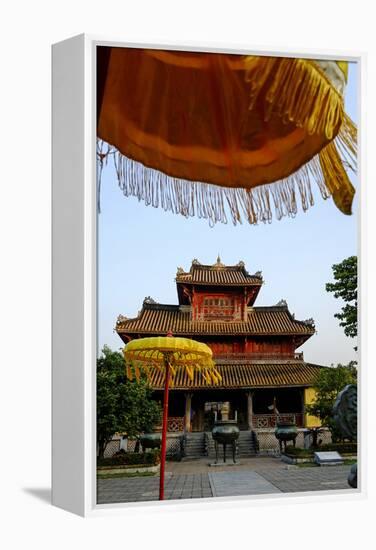 Hien Lam Pavilion, Forbidden City in Heart of Imperial City-Nathalie Cuvelier-Framed Premier Image Canvas