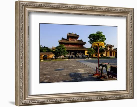 Hien Lam Pavilion, Forbidden City in Heart of Imperial City-Nathalie Cuvelier-Framed Photographic Print