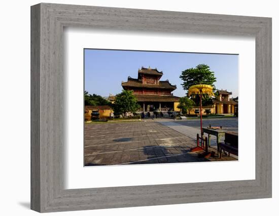 Hien Lam Pavilion, Forbidden City in Heart of Imperial City-Nathalie Cuvelier-Framed Photographic Print