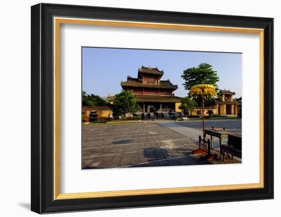 Hien Lam Pavilion, Forbidden City in Heart of Imperial City-Nathalie Cuvelier-Framed Photographic Print