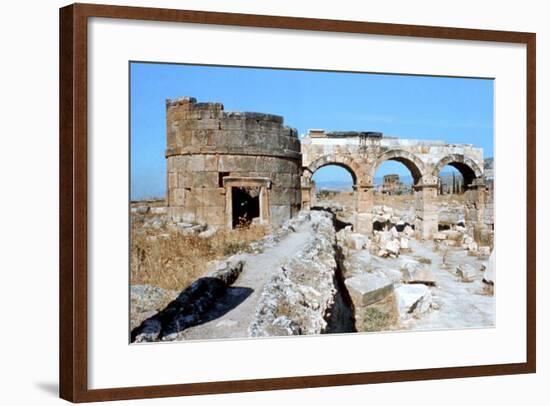 Hierapolis, Pamukkale, Turkey, 190Bc-null-Framed Photographic Print